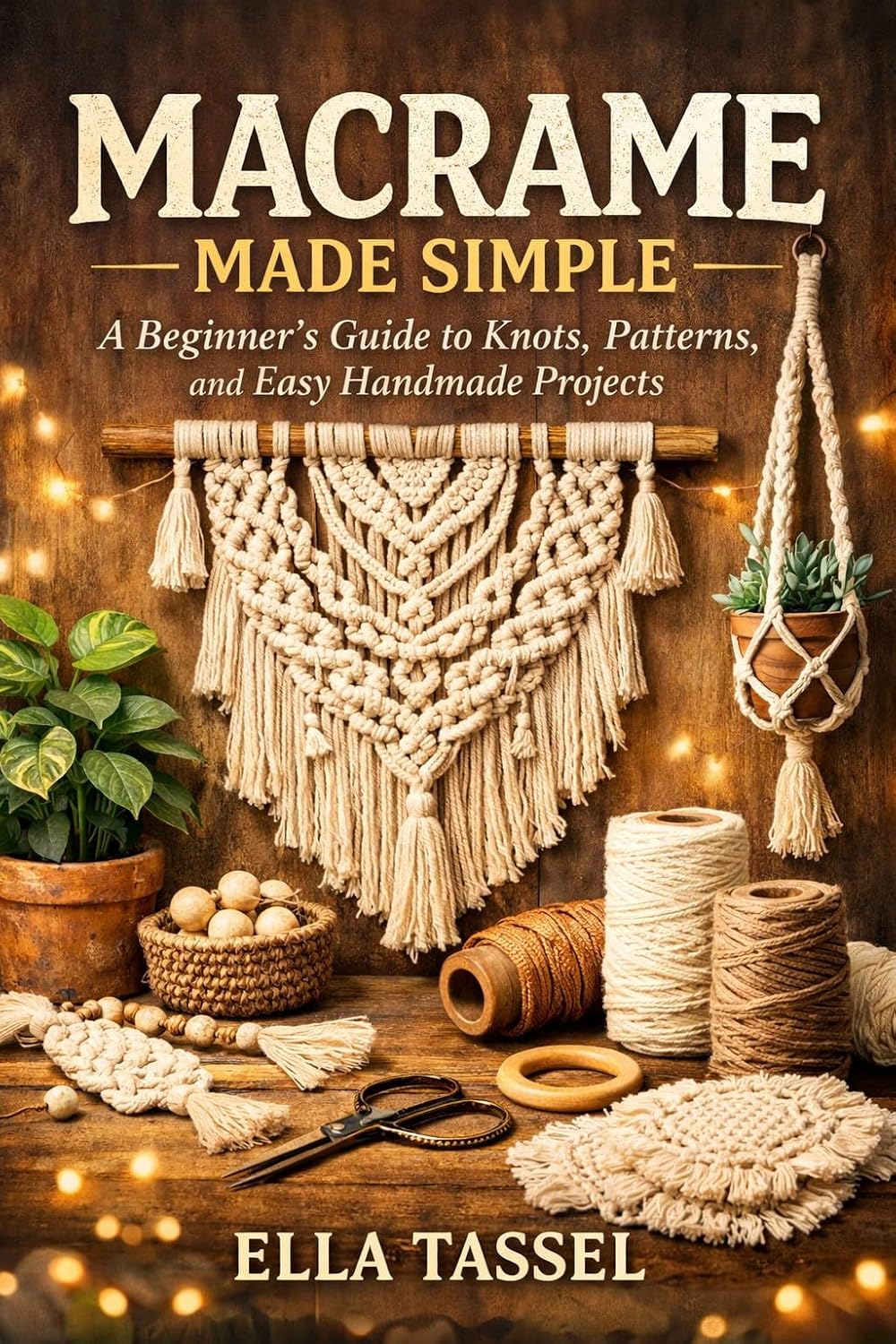 MACRAME MADE SIMPLE: Learn Essential Knots, Create Stunning Projects, and Turn Macramé into a Profitable Hobby. (English Edition) baixar livro de graça