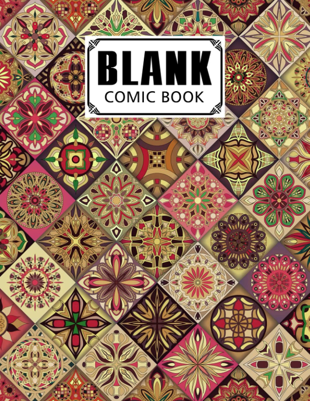 Blank Comic Book: Mandalas Cover Blank Comic Book, Create Your Own Story, Journal, Notebook, Sketchbook for Kids and Adults, 120 Pages - Size 8.5" x 11" Notebook by Rita Hagen baixar livro de graça