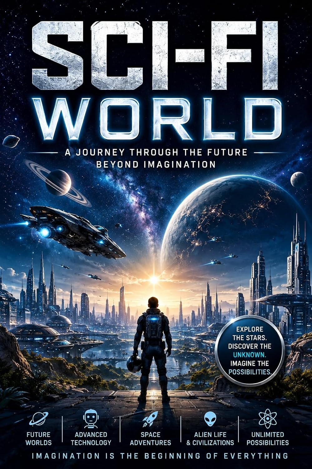 ler totalmente Sci-Fi World: Exploring the Technology, Civilizations, and Infinite Possibilities of Tomorrow (English Edition)