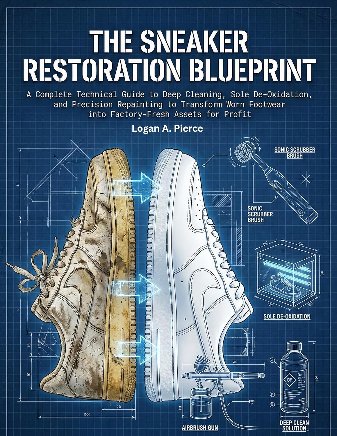 capítulo por capítulo baixar The Sneaker Restoration Blueprint: A Complete Technical Guide to Deep Cleaning, Sole De-Oxidation, and Precision Repainting to Transform Worn Footwear... DO-IT-YOURSELF Blueprint) (English Edition)