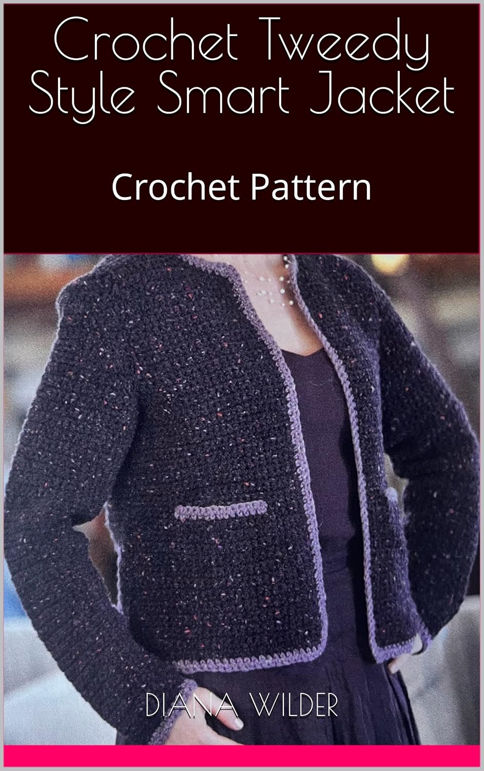 ler totalmente Crochet Tweedy Style Smart Jacket: Crochet Pattern (English Edition)