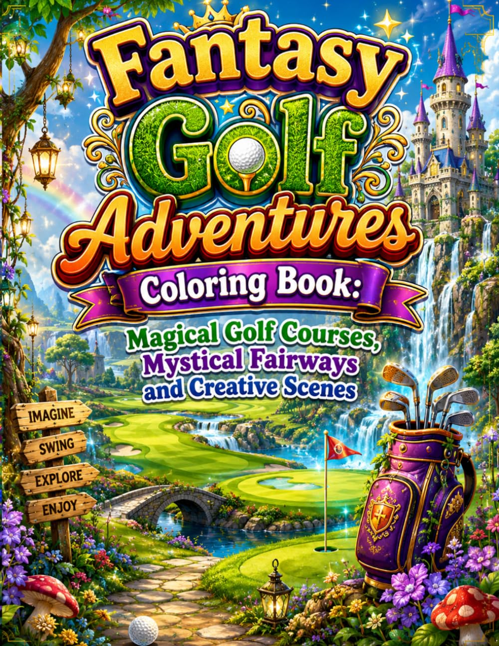 capítulo por capítulo baixar Fantasy Golf Adventures Coloring Book: Magical Golf Courses, Mystical Fairways and Creative Scenes