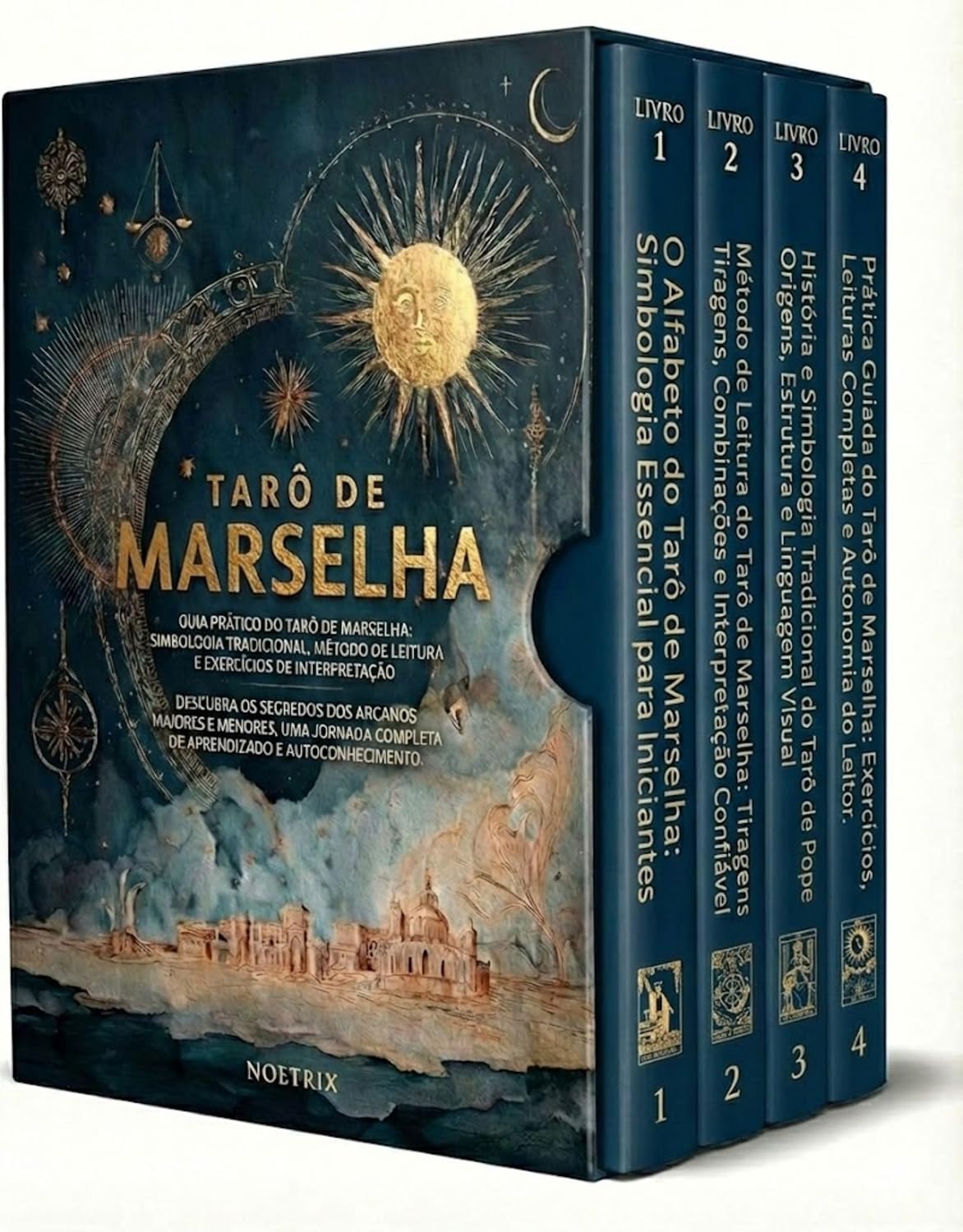 Tarô de Marselha - 4 Livros - Guia prático para iniciantes: figuras, objetos, cores e direção: Uma gramática das cartas: como enxergar padrões e tomar decisões baixar o livro de graça