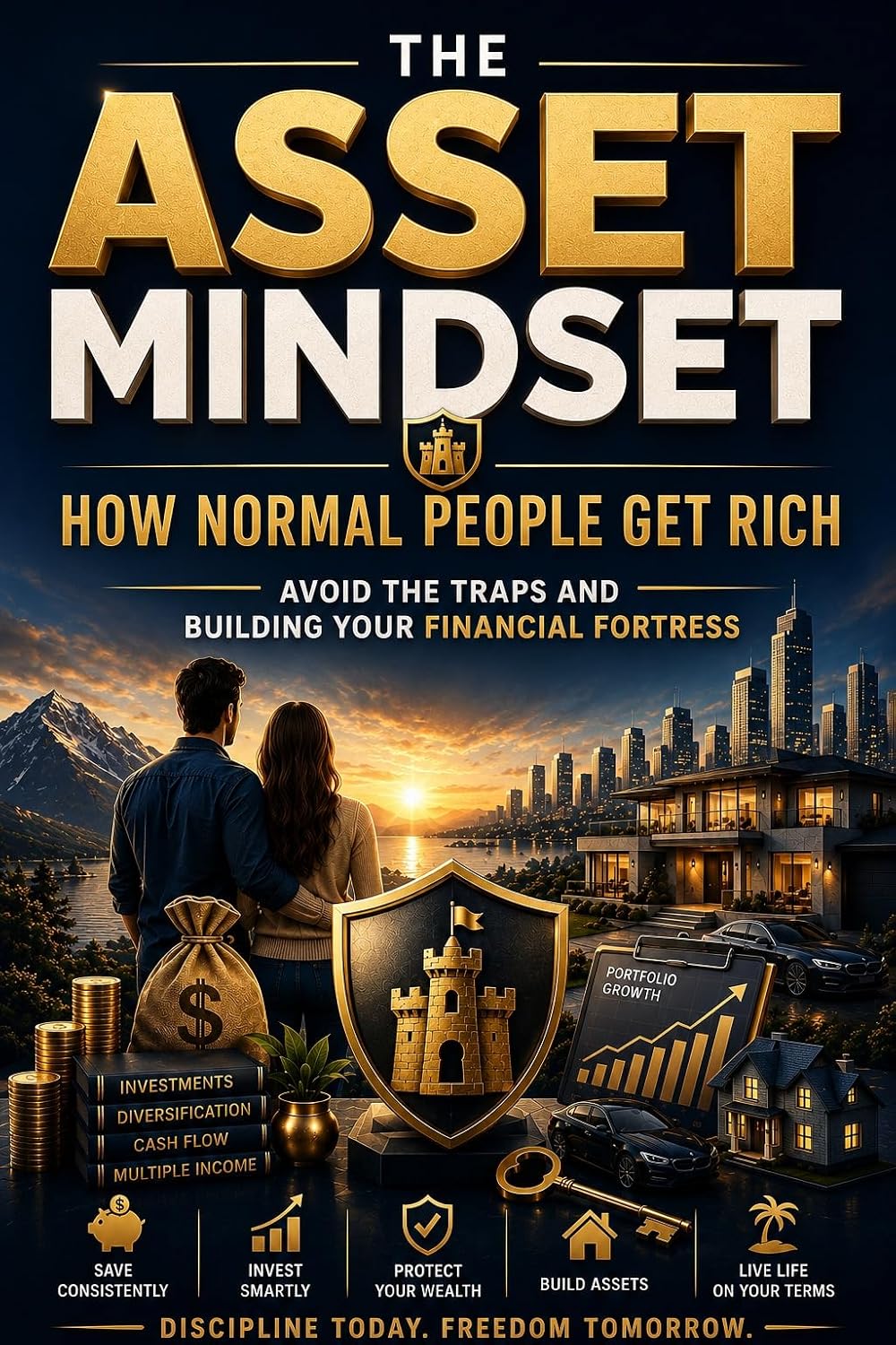 ler totalmente The Asset Mindset: The No-Hype Guide to Assets, Passive Income, and Financial Freedom — Real Numbers, Real Risk, No Upsells (English Edition)