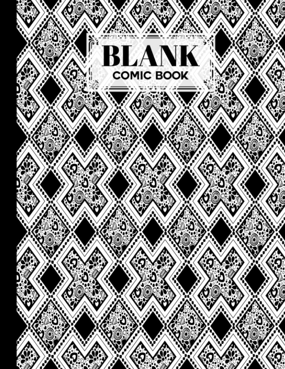 Blank Comic Book: Tribal Cover Blank Comic Book, Create Your Own Story, Journal, Notebook, Sketchbook for Kids and Adults, 120 Pages - Size 8.5" x 11" Notebook by Grit Held baixar o livro de graça