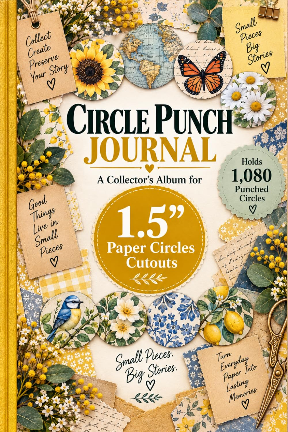 Circle Punch Journal for 1.5" Circles (38 mm): A Collector's Album That Holds 1,080 Punched Circles | 6 x 9 Inch Size | Cream/Ivory Colored Paper baixar o livro de graça