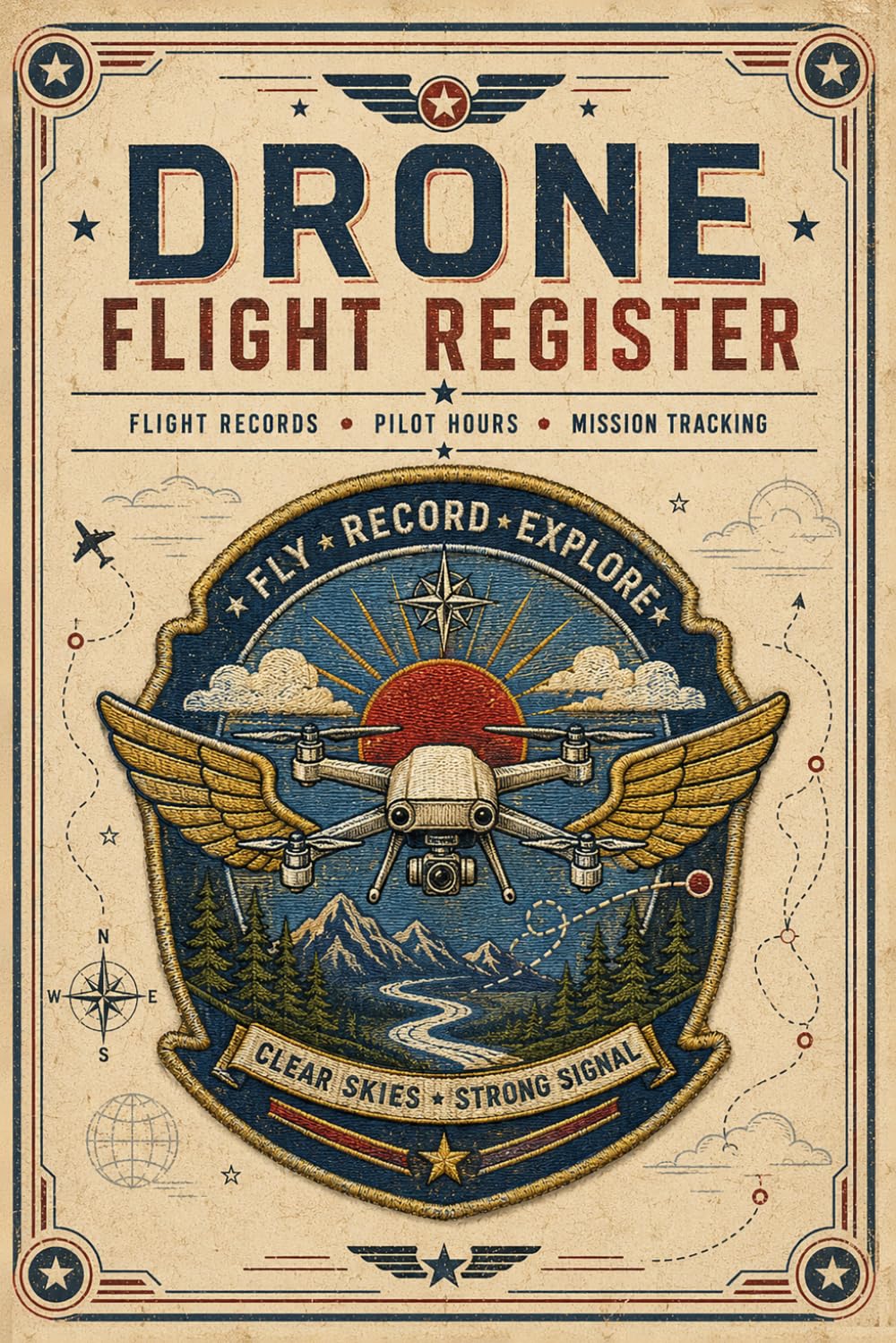 Drone Flight Register: Developed for Aviation Documentation and Activity Monitoring | Route Organization, Equipment Records and Operational Support baixar o livro de graça