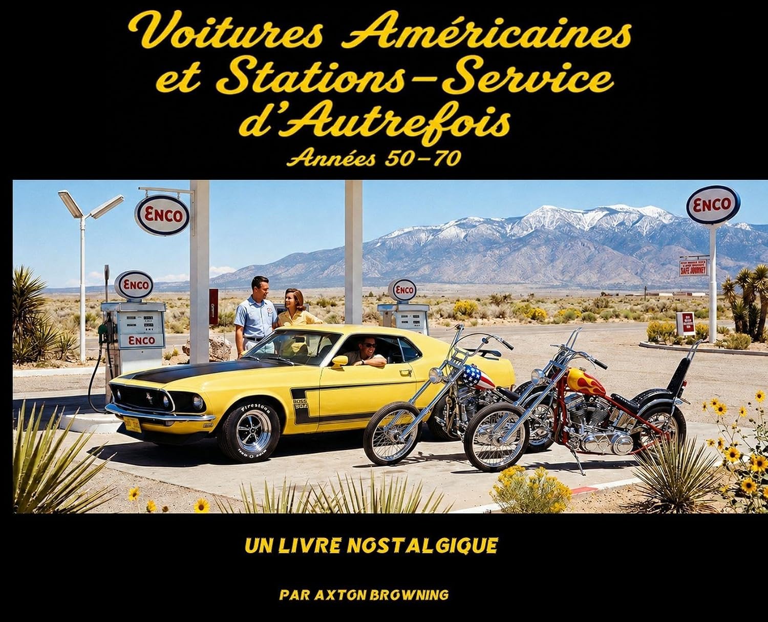 capítulo por capítulo baixar Voitures Américaines et Stations-Service d'Autrefois: Années 50-70 - Un voyage visuel dans l'Amérique du chrome et de l'essence
