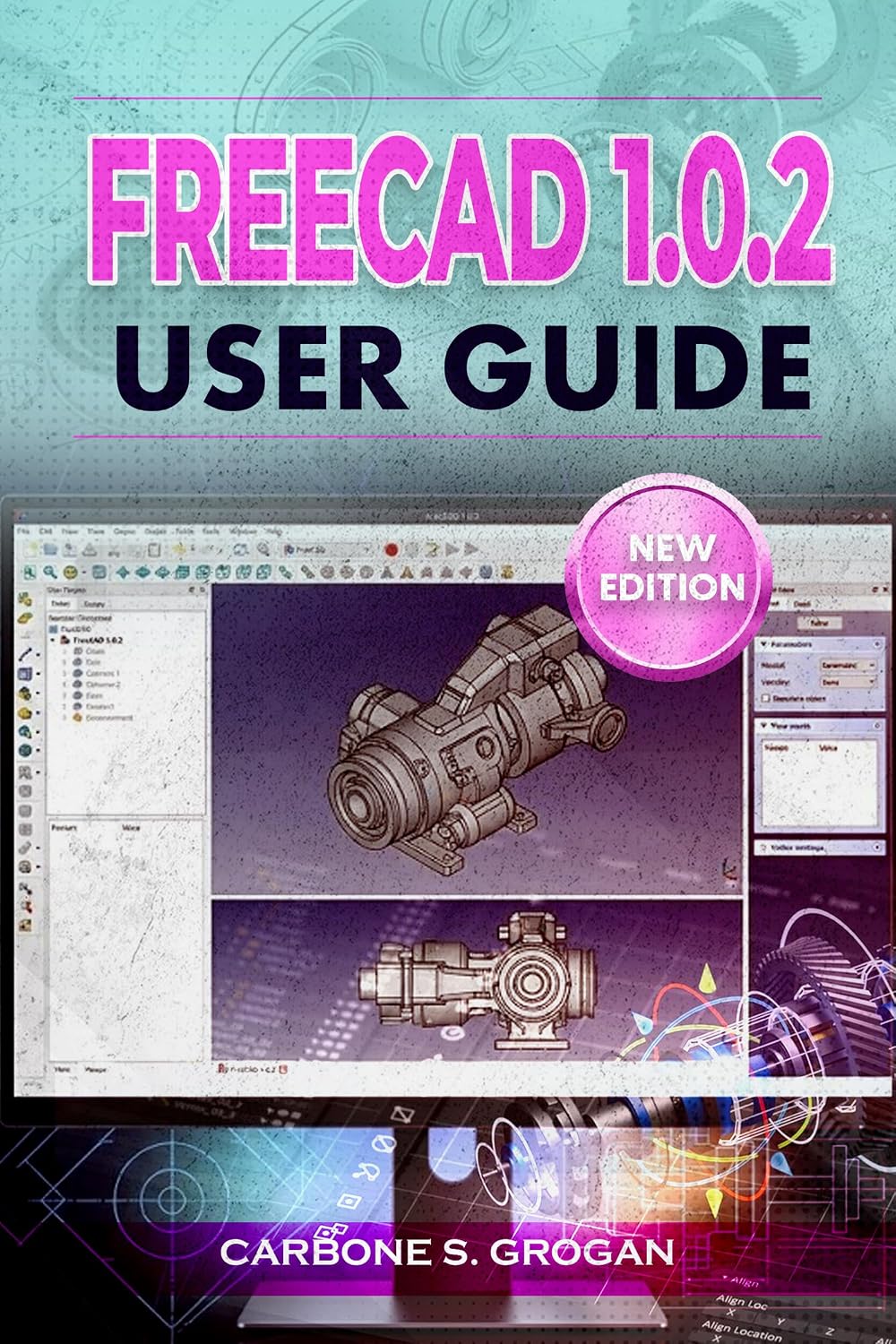 ler totalmente FreeCAD 1.0.2 User Guide: Learn Parametric 3D Modeling, Sketching, Part Design, Assemblies, and Technical Drawings (English Edition)