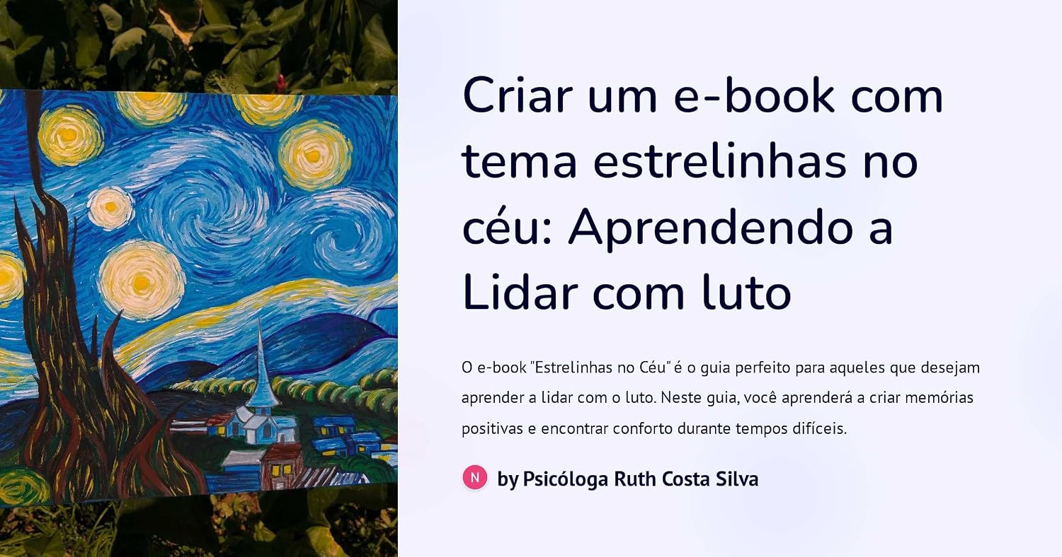 Estrelinhas no céu Aprendendo a Lidar com Luto baixar livro de graça