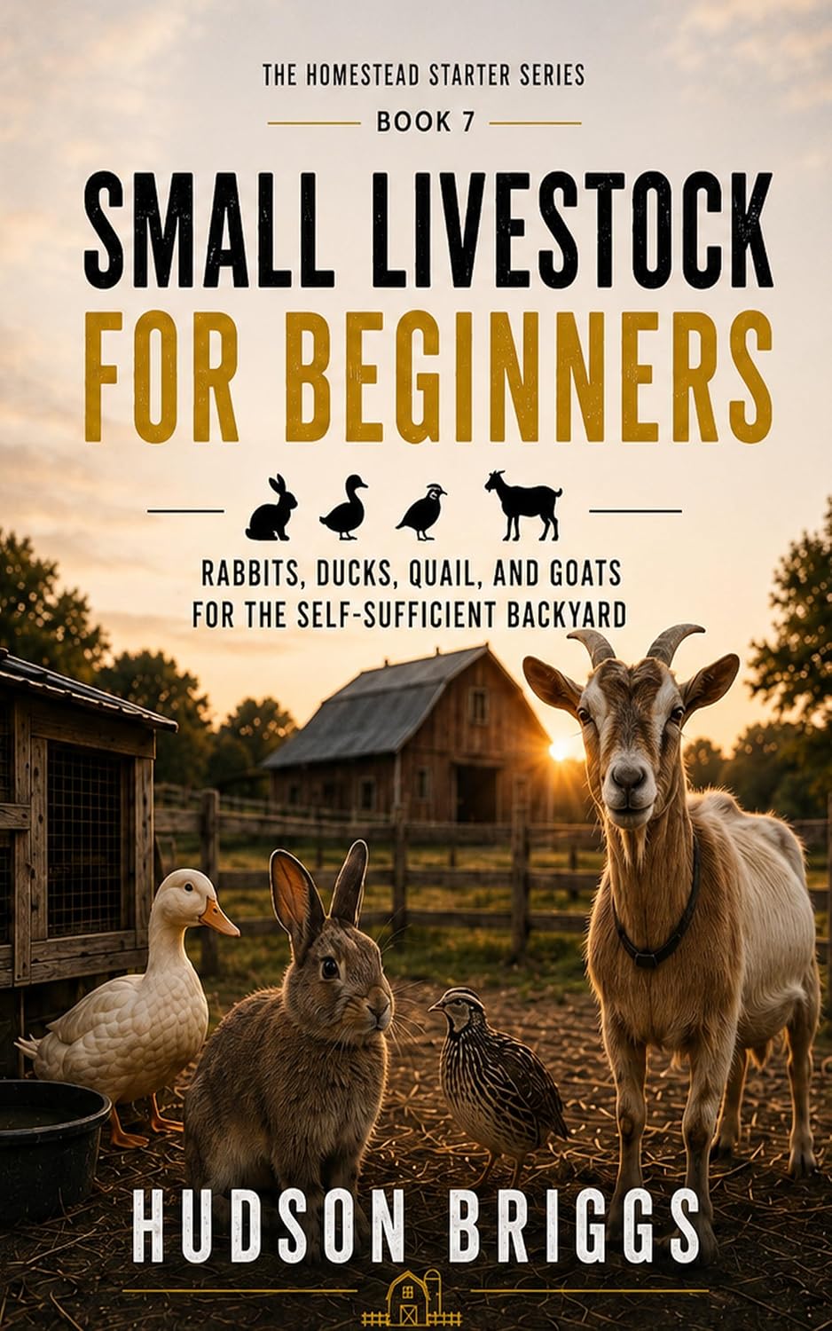 ler totalmente Small Livestock for Beginners: Rabbits, Ducks, Quail, and Goats for the Self-Sufficient Backyard (The Homestead Starter Series Book 7) (English Edition)