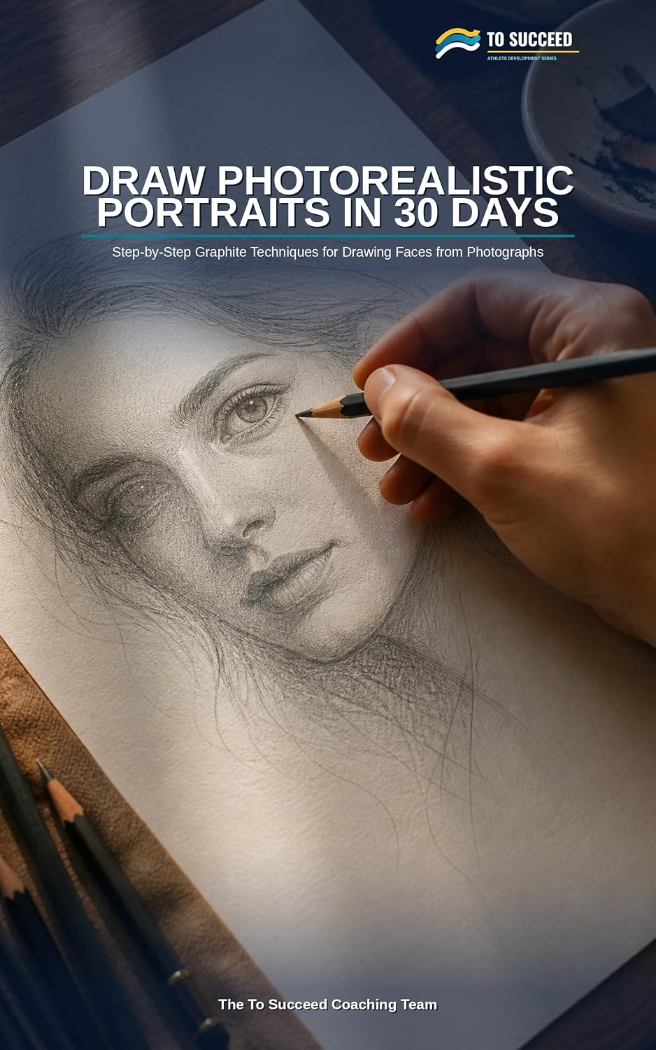 Draw Photorealistic Portraits in 30 Days: Step-by-Step Graphite Techniques for Drawing Faces from Photographs — A Beginner's Course in Portrait Drawing,... and Likeness (To Succeed) (English Edition) baixar o livro de graça