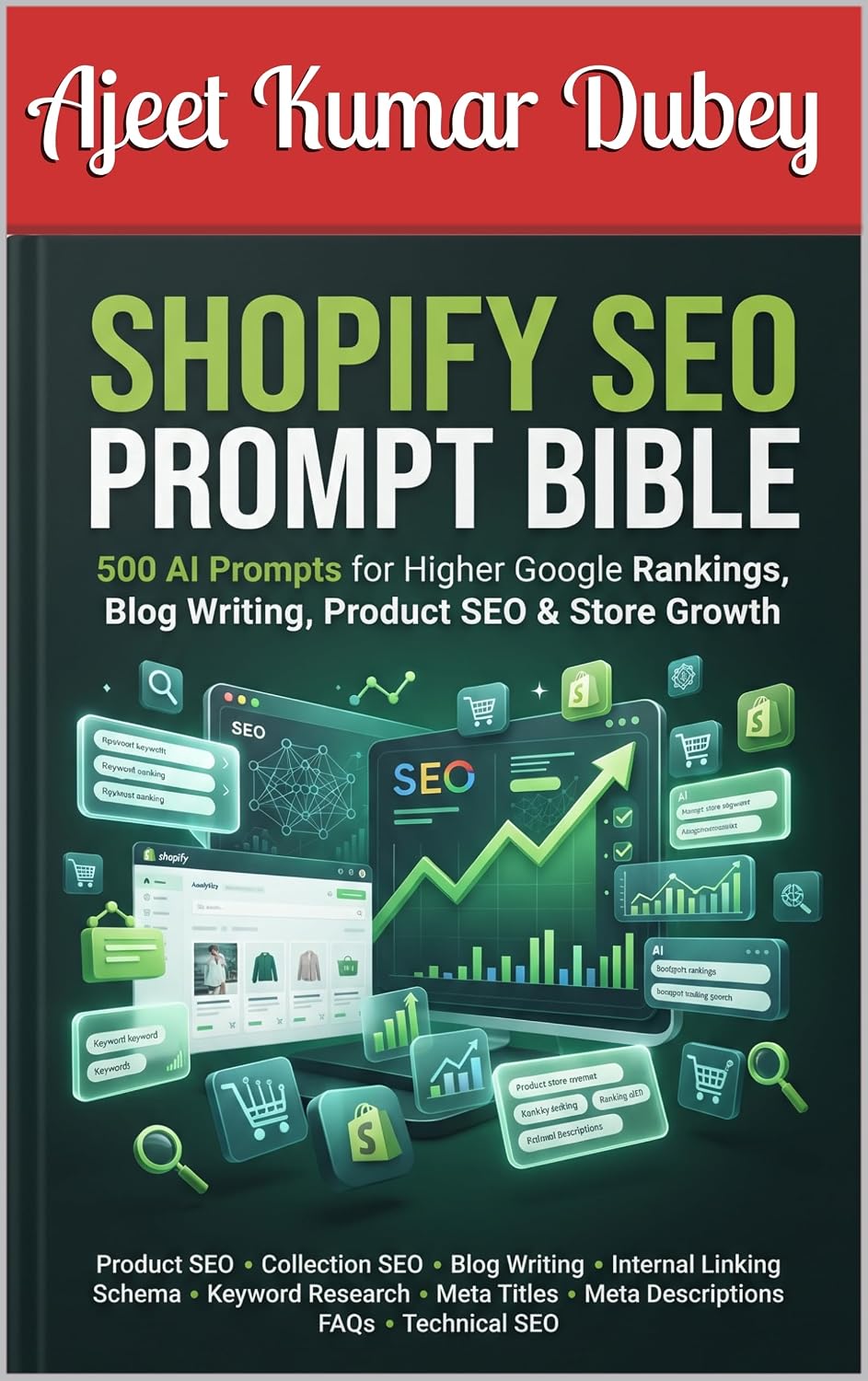 500 AI Prompts for Higher Google Rankings, Blog Writing, Product SEO & Store Growth: 500 AI Prompts for Shopify SEO, Google Rankings, Product Optimization,... Creation & Store Growth (English Edition) baixar o livro de graça