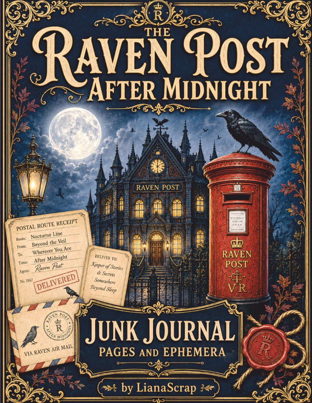 ler totalmente The Raven Post After Midnight: Junk Journal Pages and Ephemera