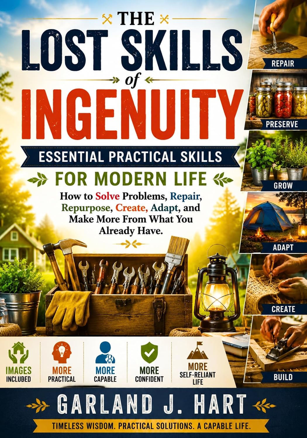 capítulo por capítulo baixar The Lost Skills of Ingenuity: Essential Practical Skills for Modern Life: How to Solve Problems, Repair, Repurpose, Create, Adapt, and Make More From What... Wisdom Library Book 1) (English Edition)