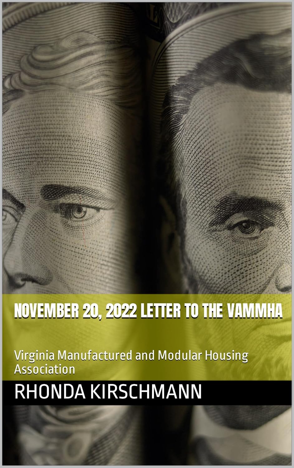 November 20, 2022 Letter to the VAMMHA: Virginia Manufactured and Modular Housing Association (Fraudy Fraudster: Trapped in an Illegal Housing Scam since 2013) (English Edition) baixar livro de graça