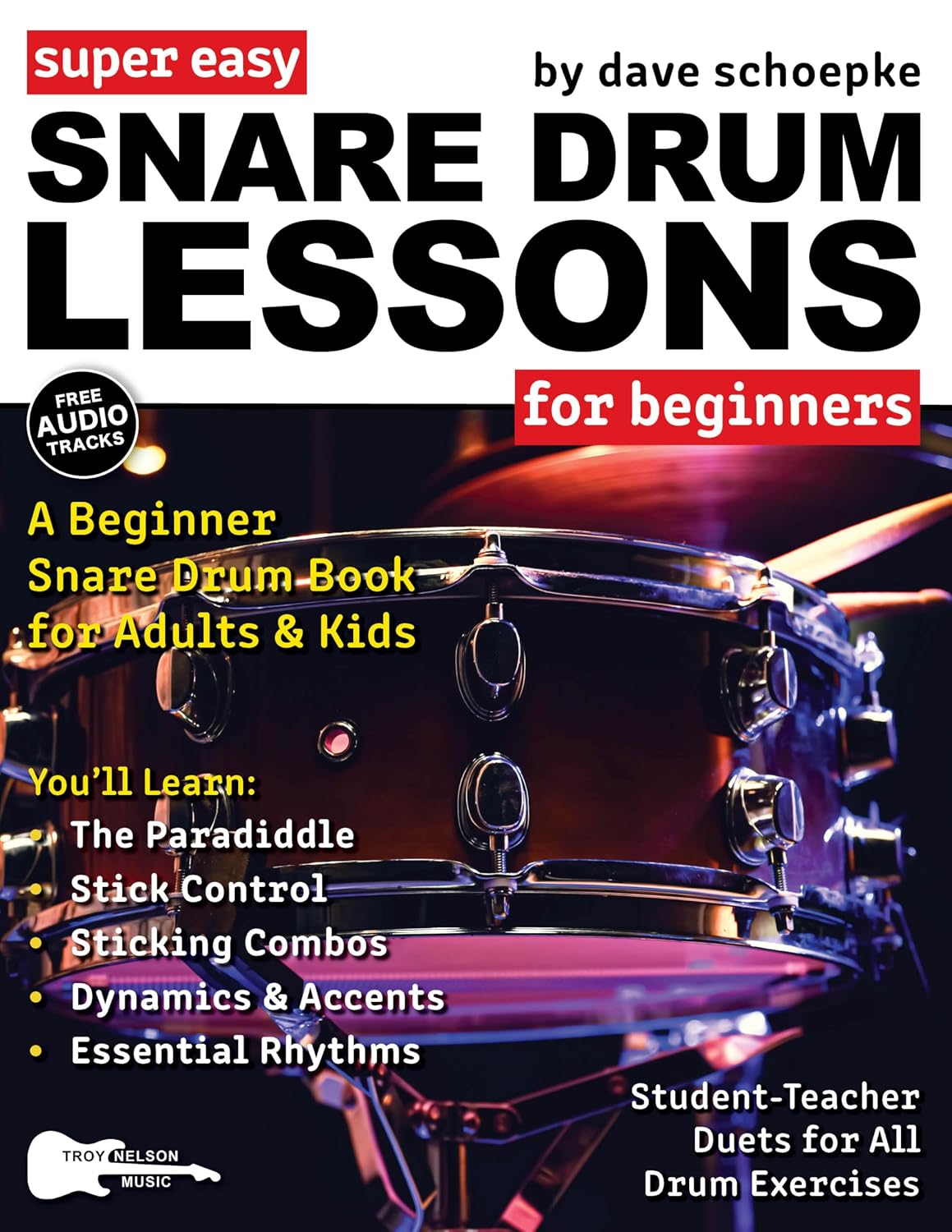 ler totalmente Super Easy Snare Drum Lessons for Beginners: A Beginner Snare Drum Book for Adults and Kids—Includes Student-Teacher Drum Duets for All Exercises (Large... Letter Notes Sheet Music) (English Edition)