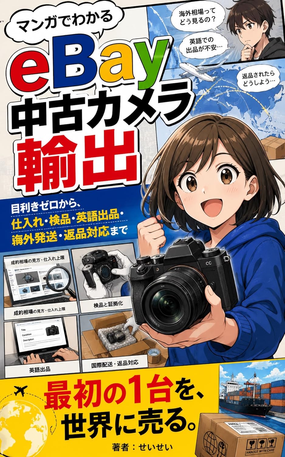 ler totalmente Manga de Wakaru eBay Chuko Kamera Yushutsu: Mekiki Zero kara Shiire Kenpin Eigo Shuppin Kaigai Hassou Henpin Taio made eBay Yushutsu Chuko Kamera Kamera... Manga de Wakaru Buppan (Japanese Edition)
