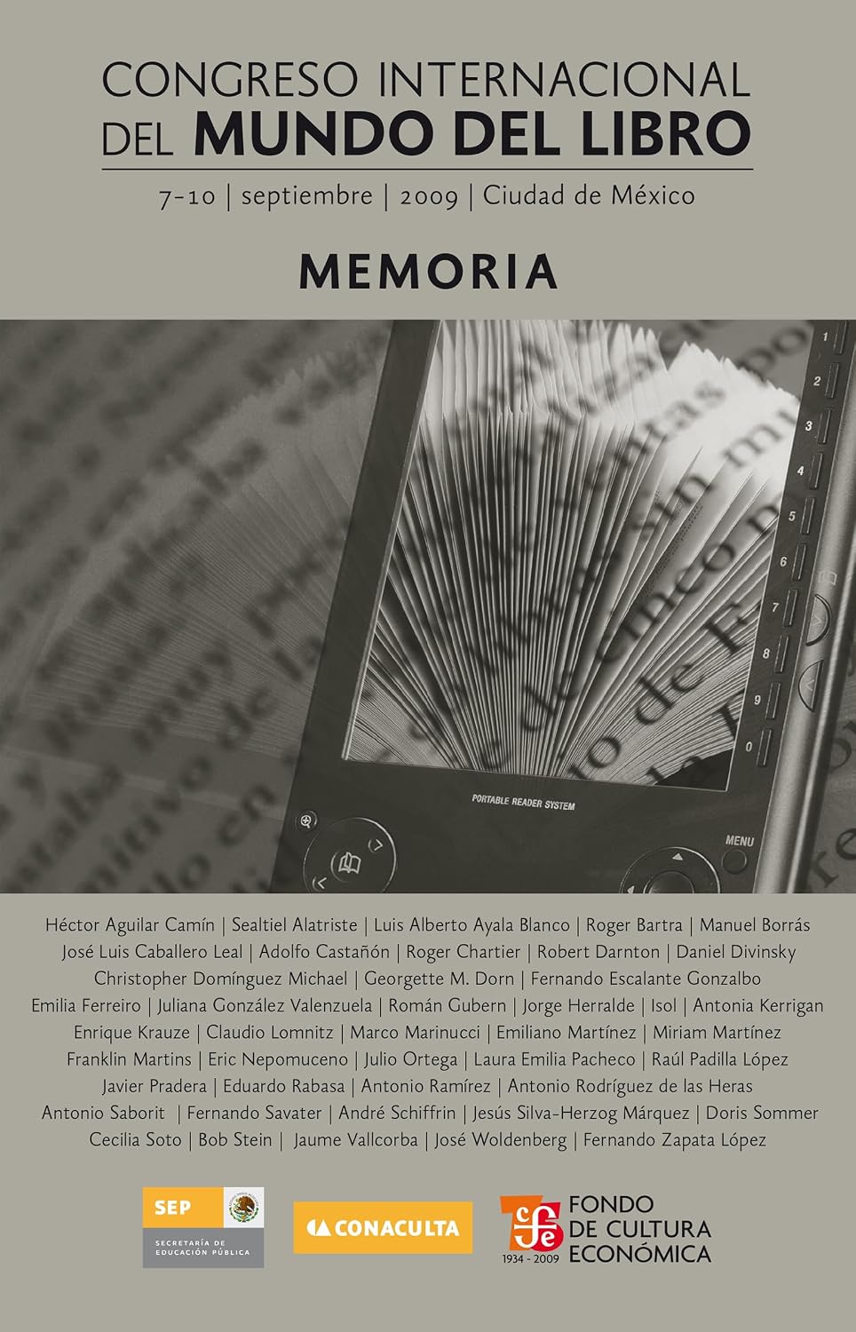 Congreso Internacional del Mundo del Libro (7-10 de sept. de 2009-Cd. de México): Memoria (Spanish Edition)
