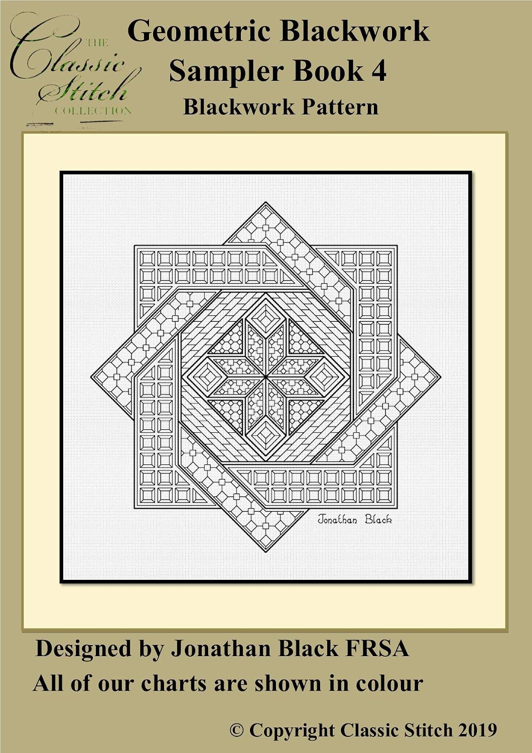 ler totalmente Geometric Blackwork Sampler Book 4 Blackwork Pattern (English Edition)