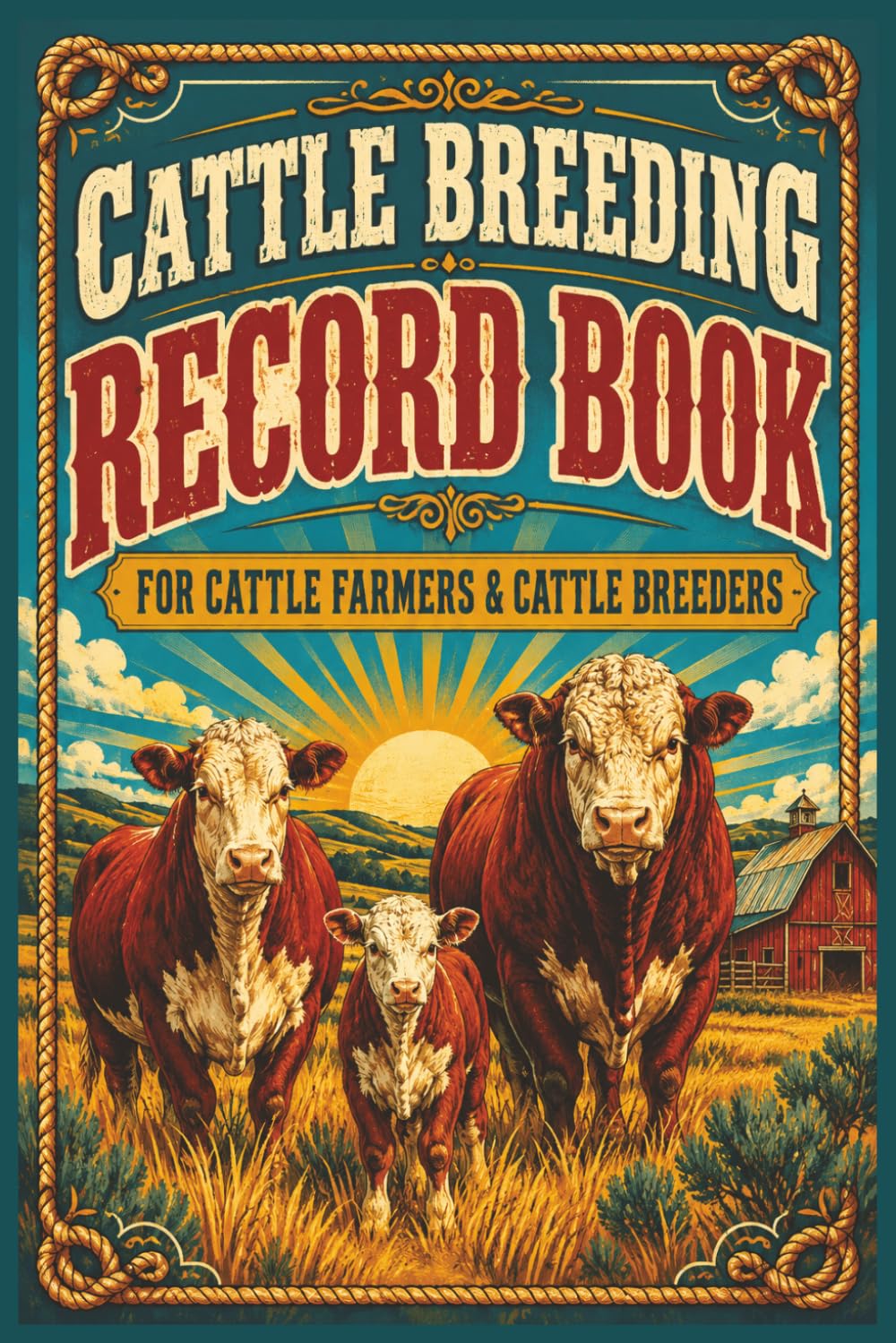 Cattle Breeding Record Book: A Practical Herd Management Log for Recording Bull Exposure, Artificial Insemination, Pregnancy Checks, Calving Results and Offspring Performance baixar o livro de graça