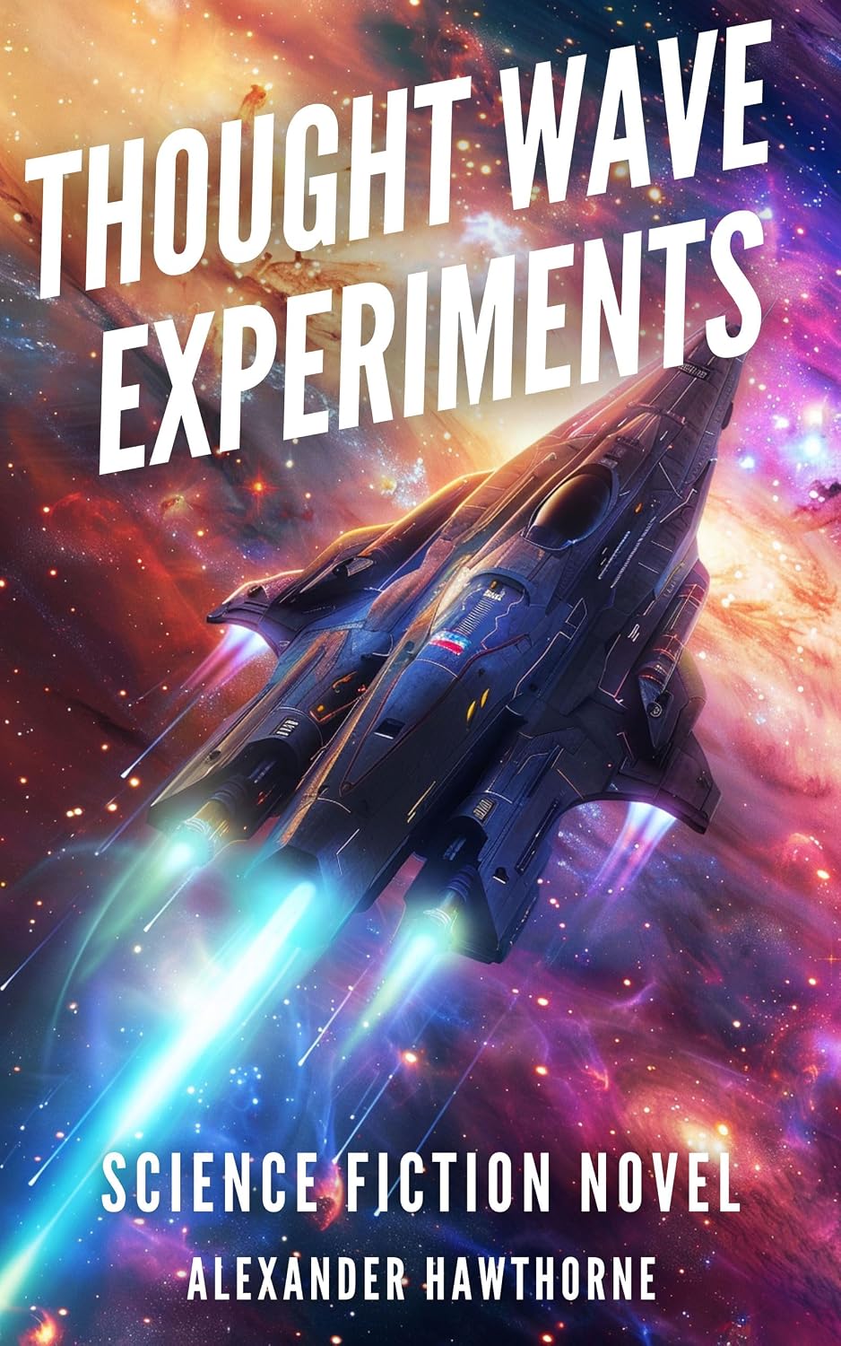 ler totalmente Thought Wave Experiments: Science Fiction Novel, set onboard a star-liner beyond the known universe, groundbreaking experiments with thought-waves and... (Science Fiction Books) (English Edition)
