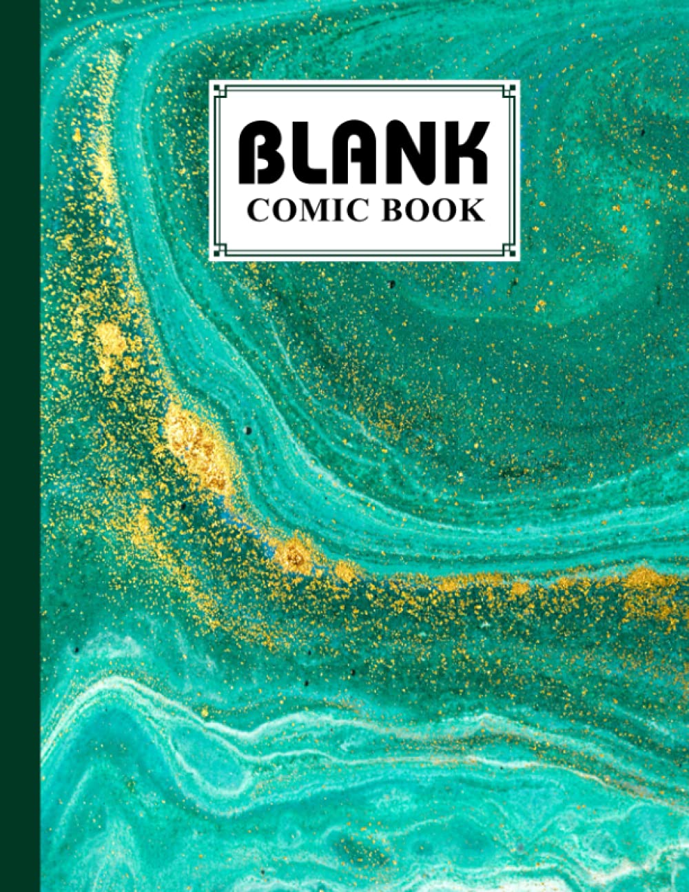 Blank Comic Book: Premium Marbled Blue Cover Blank Comic Book, Create Your Own Story, Journal, Notebook, Sketchbook for Kids and Adults, 120 Pages - Size 8.5" x 11" Notebook by Veit Weis baixar o livro de graça