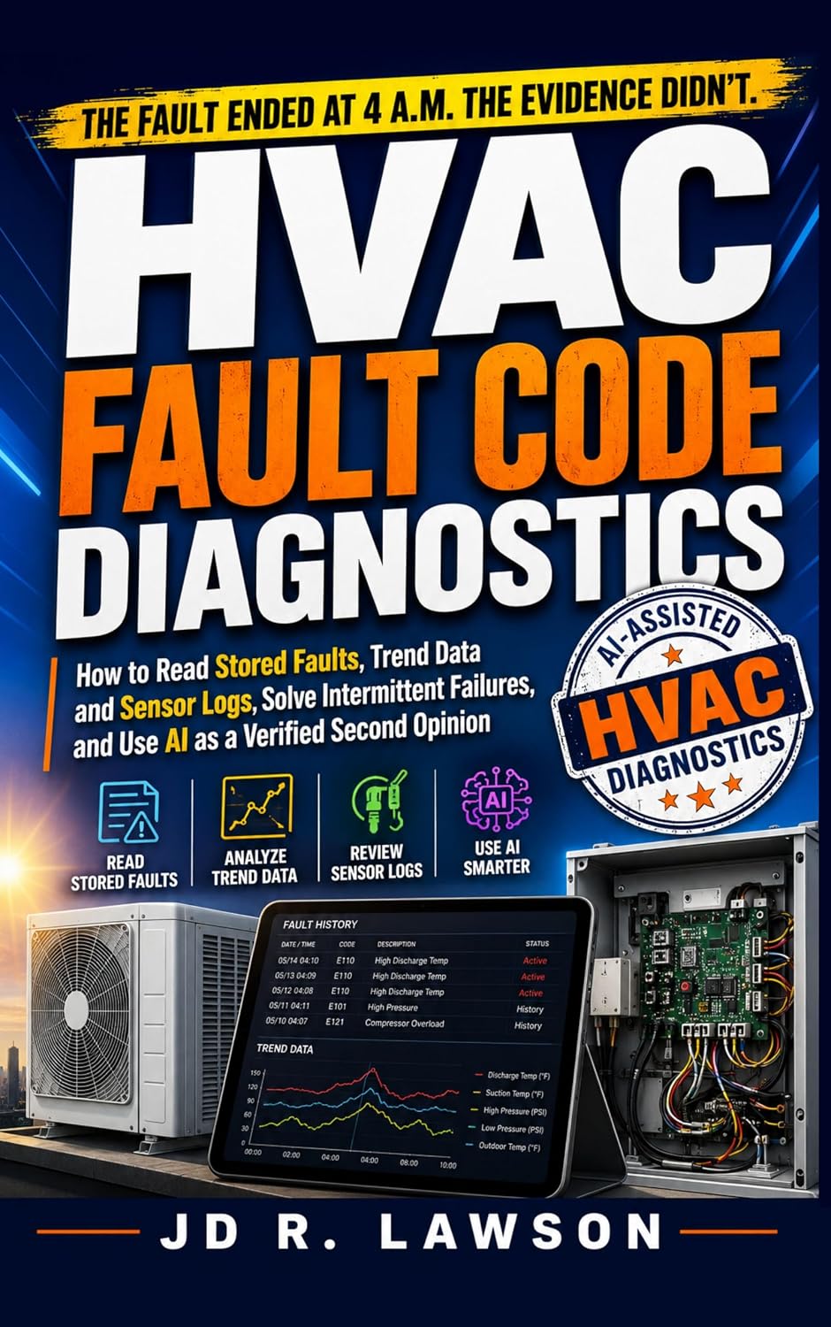 HVAC Fault Code Diagnostics: How to Read Stored Faults, Trend Data & Sensor Logs, Solve Intermittent Failures, & Use AI as a Verified Second Opinion (HVAC Field Mastery Series) (English Edition) baixar livro de graça