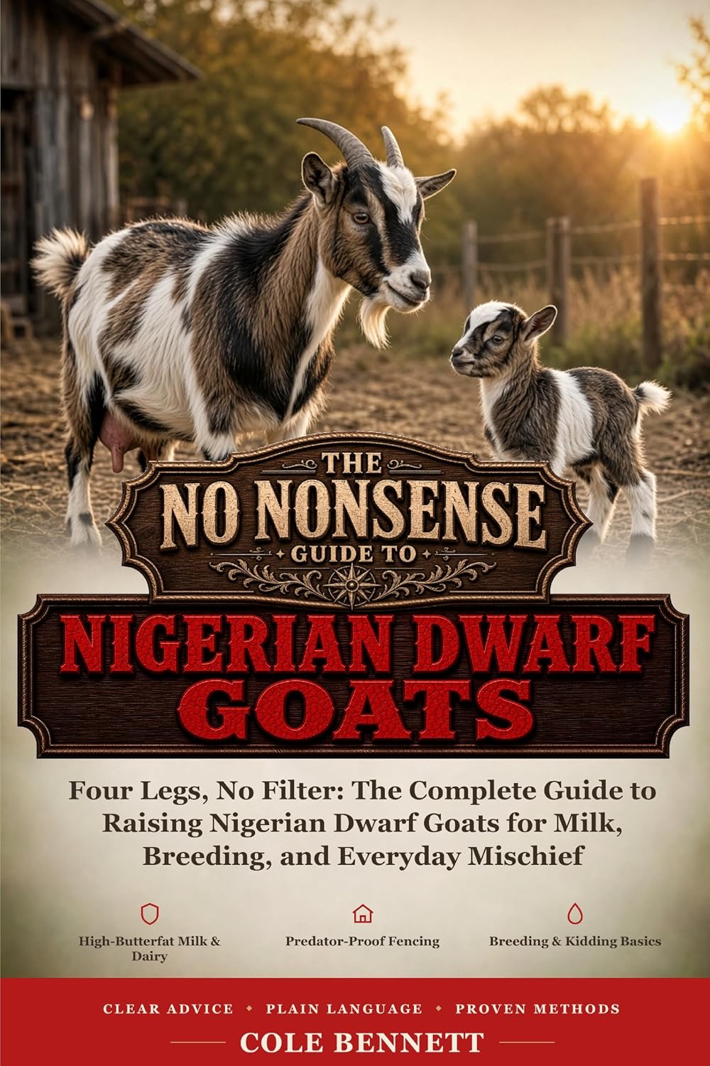 ler totalmente The No-Nonsense Guide to Nigerian Dwarf Goats: Four Legs, No Filter: The Complete Guide to Raising Nigerian Dwarf Goats for Milk, Breeding, and Everyday Mischief (English Edition)