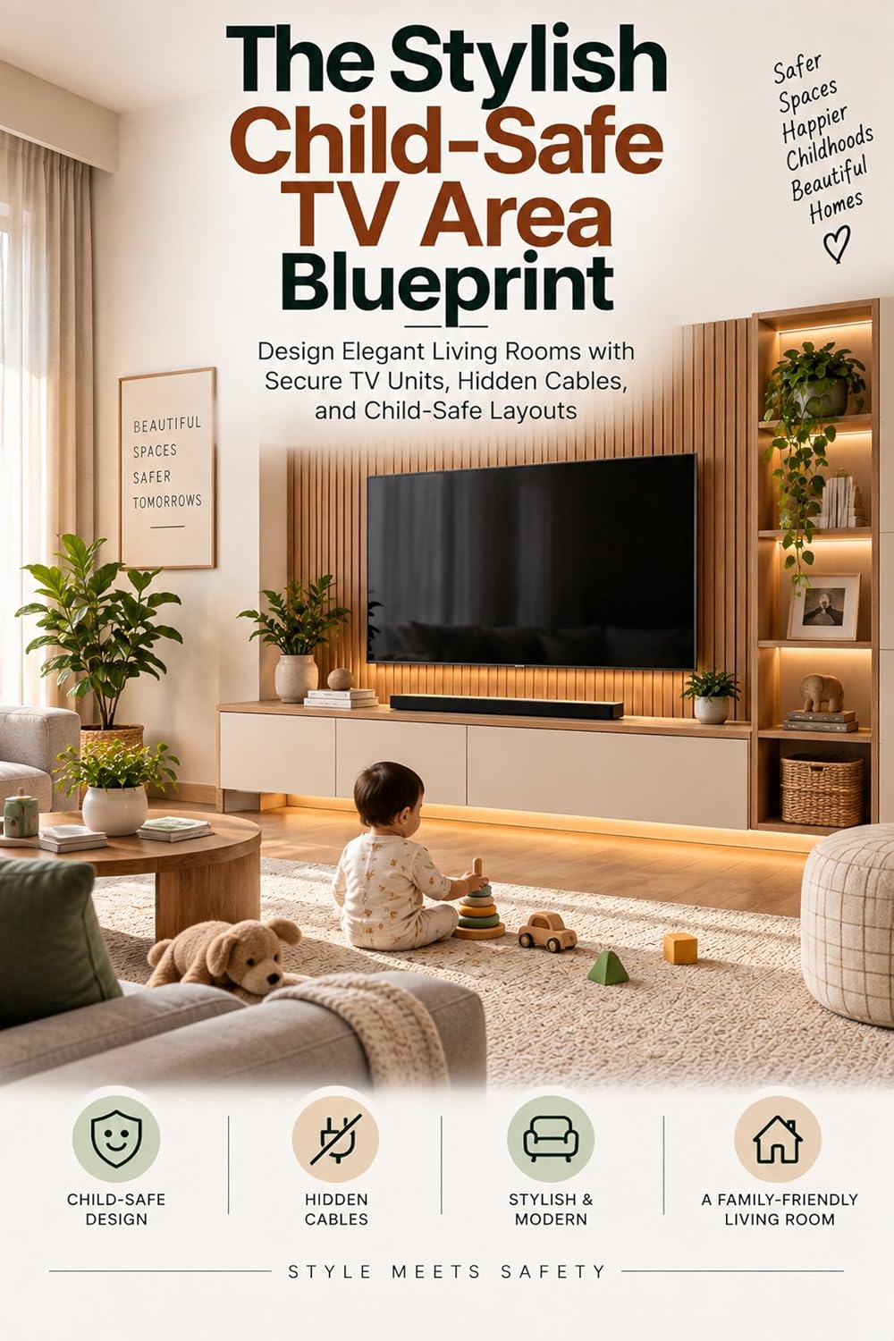 The Stylish Child-Safe TV Area Blueprint: Design Elegant Living Rooms with Secure TV Units, Hidden Cables, and Child-Safe Layouts (30 Day Spaces: Transform... Home, Transform Your Mind) (English Edition) baixar livro de graça
