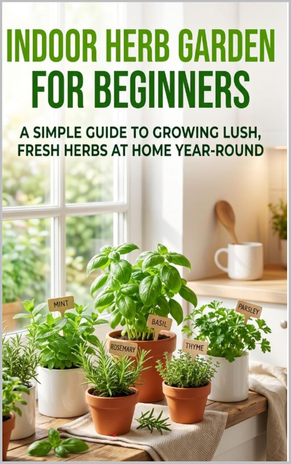 ler totalmente Indoor Herb Garden For Beginners: A Simple Guide To Growing Lush, Fresh Herbs At Home Year-Round (English Edition)