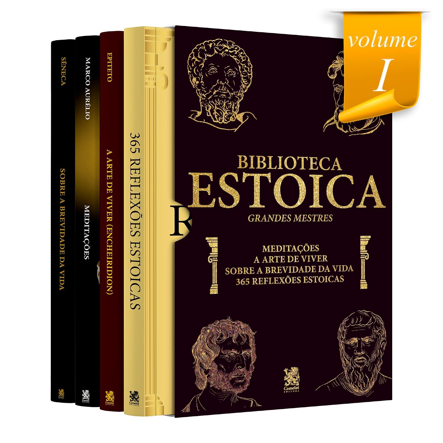 ler totalmente Biblioteca Estoica: Grandes Mestres Volume I - Box com 4 Livros