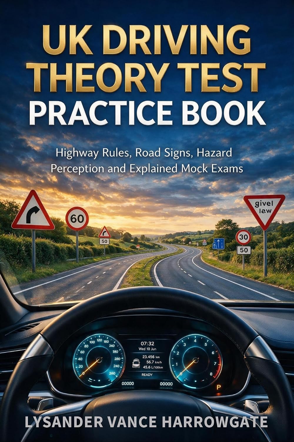 UK DRIVING THEORY TEST PRACTICE BOOK: Highway Rules, Road Signs, Hazard Perception and Explained Mock Exams (English Edition) baixar o livro de graça