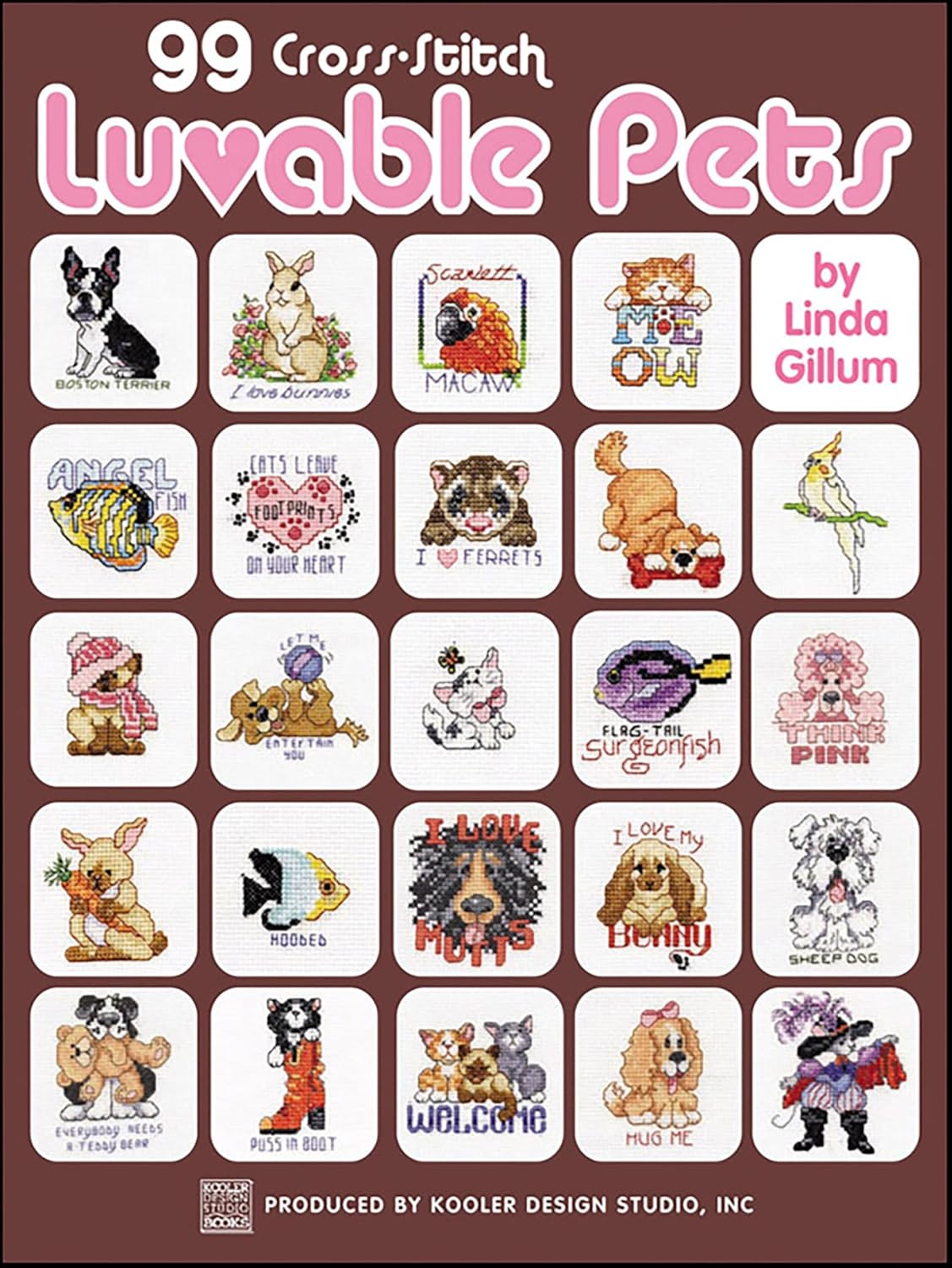 ler totalmente 99 Cross-Stitch Luvable Pets (English Edition)