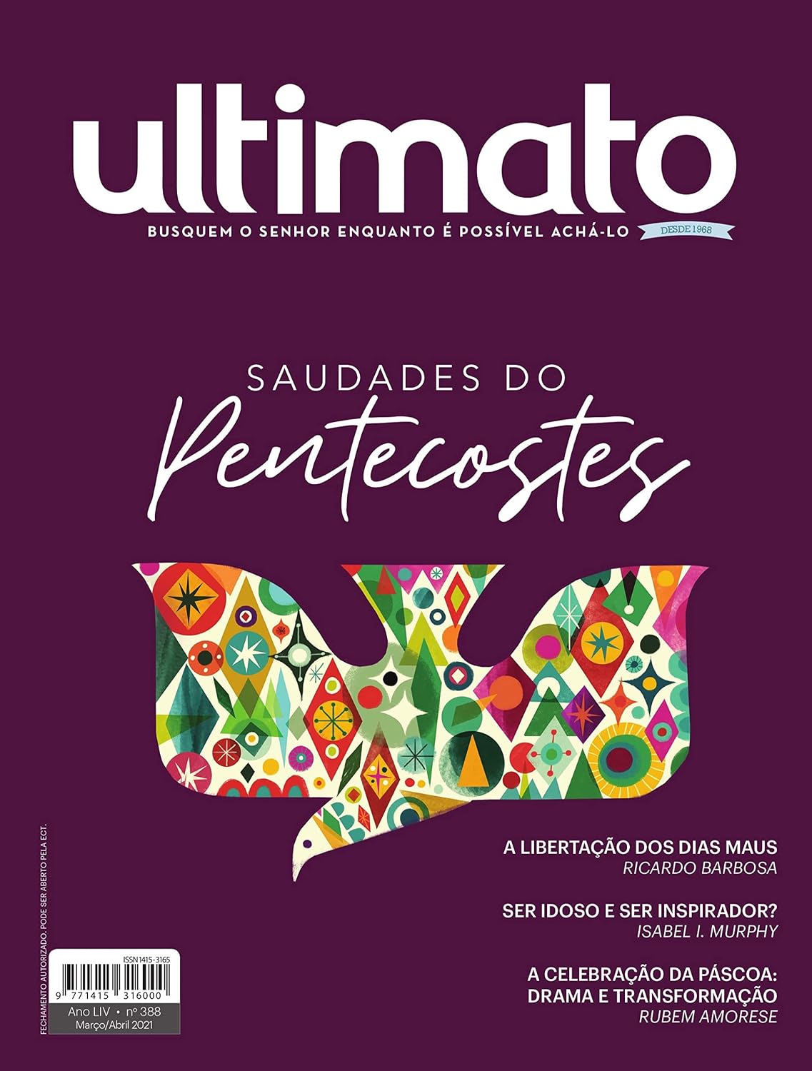 Revista Ultimato 388: Saudades do Pentecostes (Mar/Abr 2021)