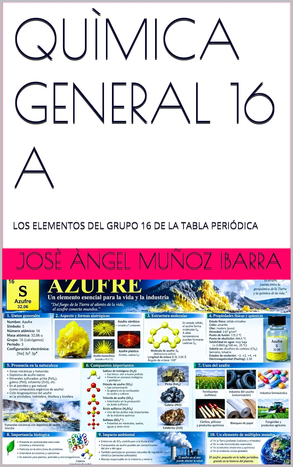 QUÌMICA GENERAL 16 A: LOS ELEMENTOS DEL GRUPO 16 DE LA TABLA PERIÓDICA (Spanish Edition) baixar o livro de graça