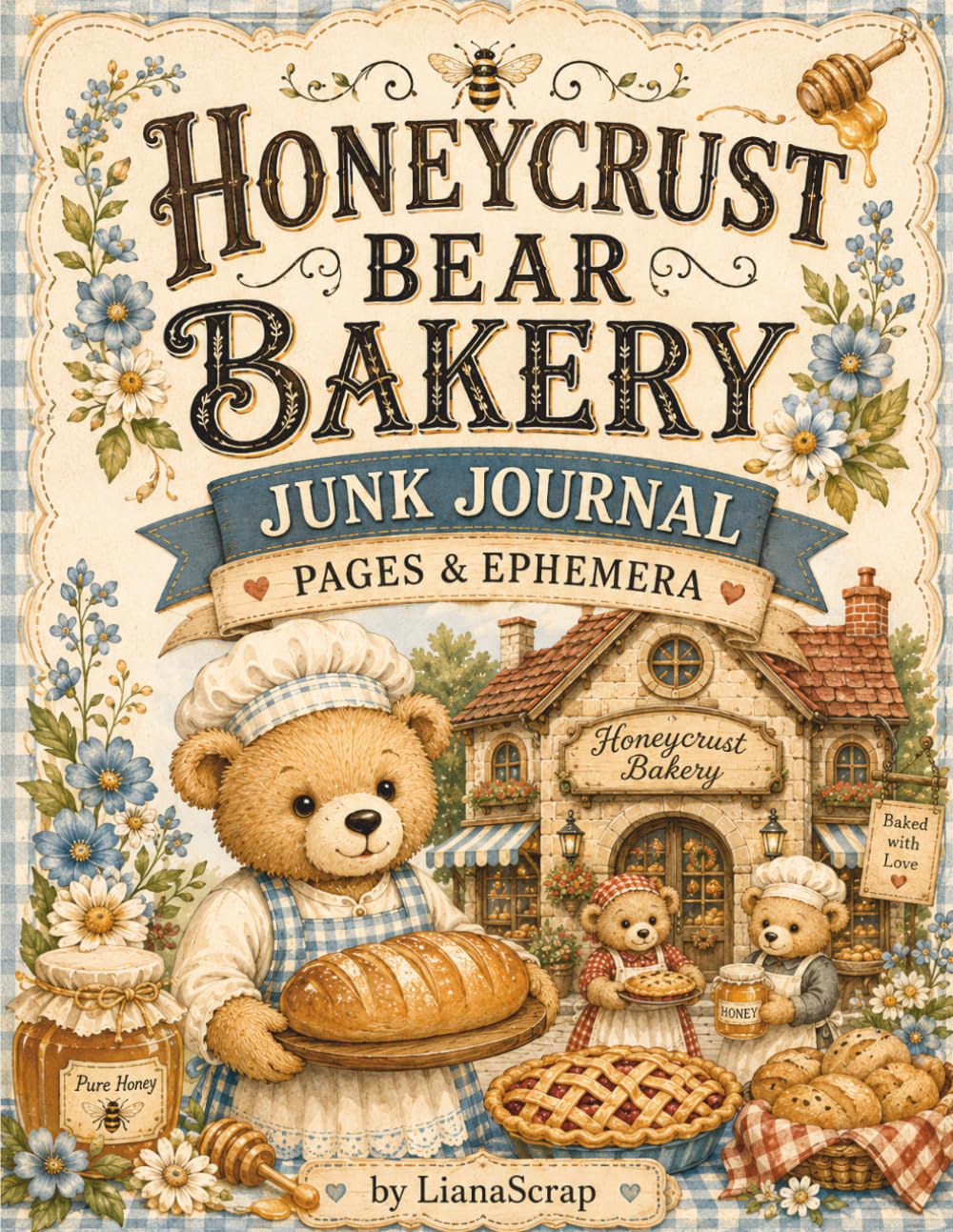 ler totalmente Honeycrust Bear Bakery: Junk Journal Pages & Ephemera