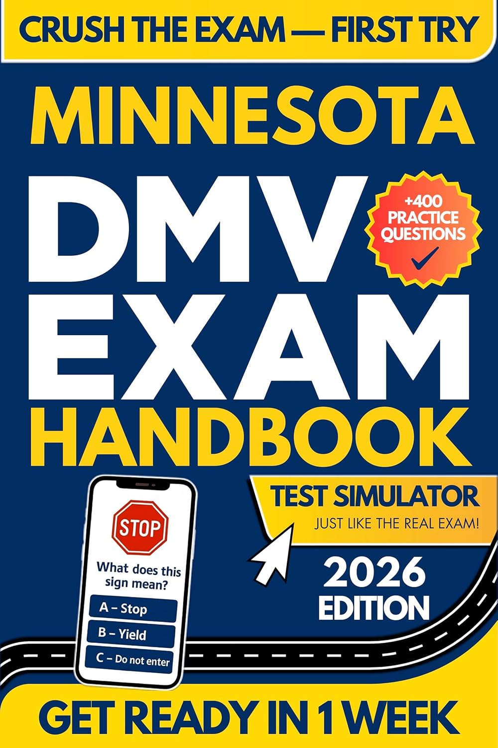 ler totalmente Minnesota DMV Exam Workbook: 400+ Practice Questions to Navigate Your DMV Exam With Confidence (DMV Handbook and Practice Tests 13) (English Edition)