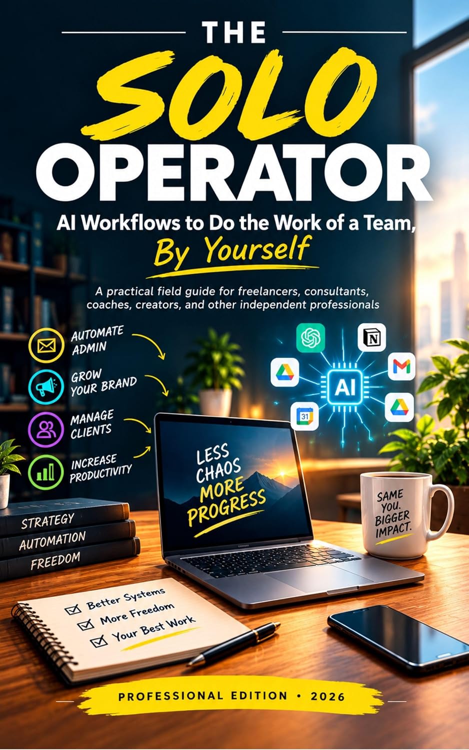 The Solo Operator: AI Workflows to Do the Work of a Team, By Yourself (English Edition) baixar livro de graça