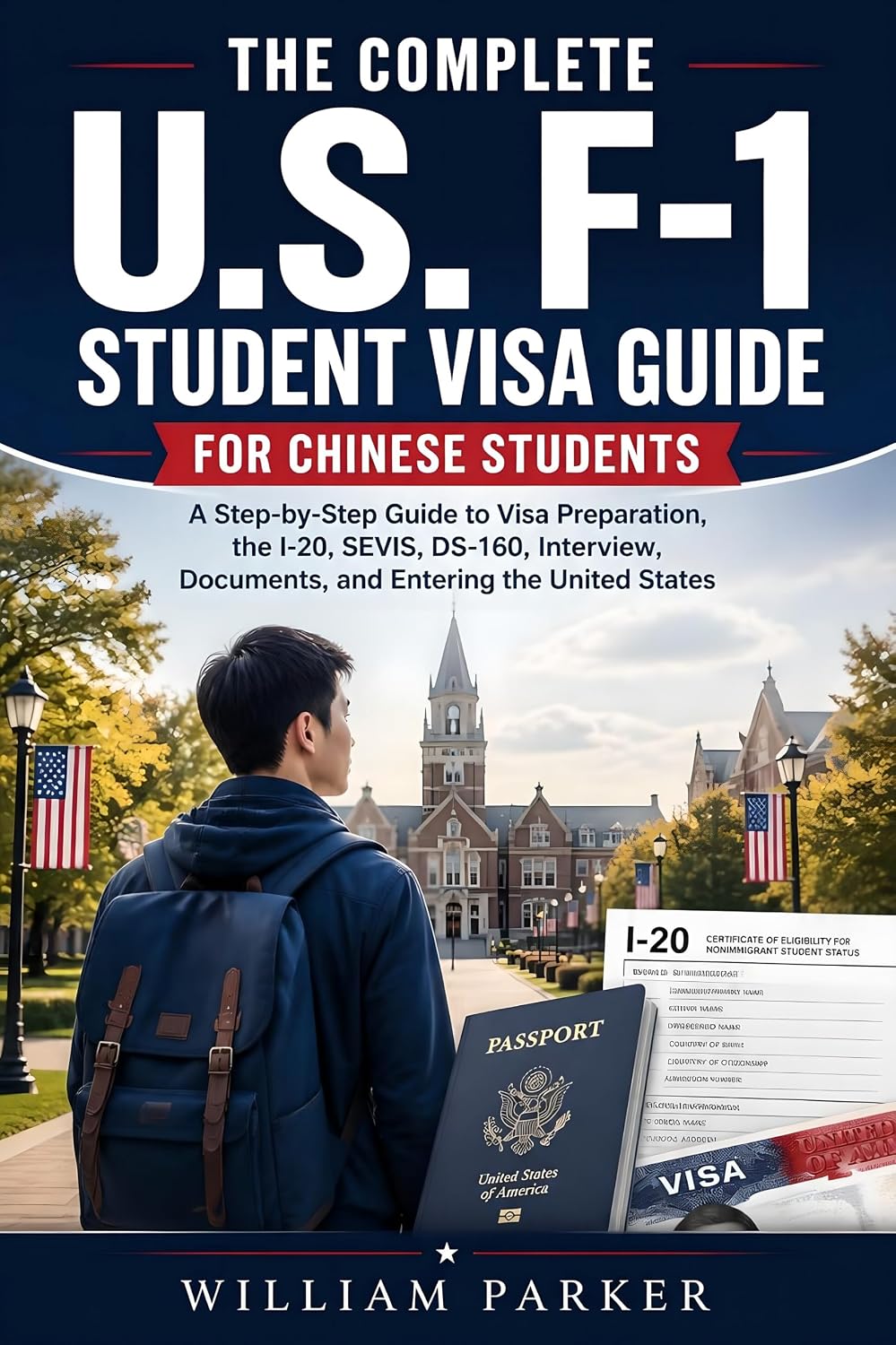 ler totalmente The Complete U.S. F-1 Student Visa Guide For Chinese Students: A Step-by-Step Guide to Visa Preparation, the I-20, DS-160, SEVIS, Interview, Documents, and Entering the United States (English Edition)