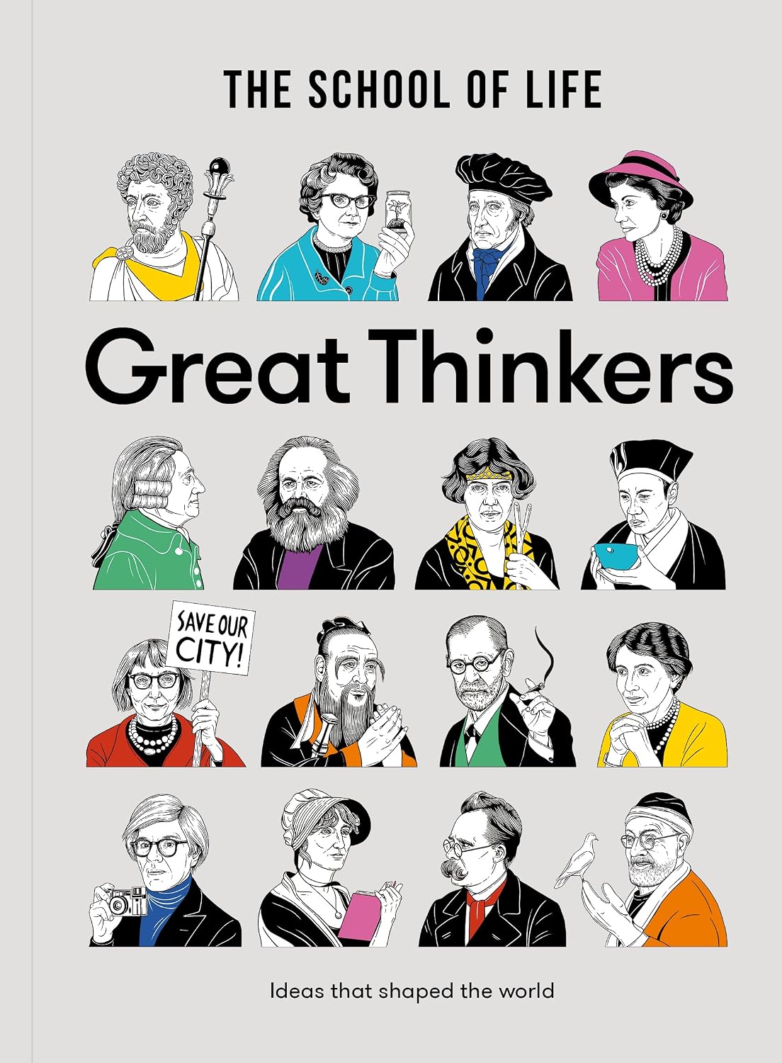 ler totalmente Great Thinkers: Simple tools from sixty great thinkers to improve your life today (The School of Life Library) (English Edition)