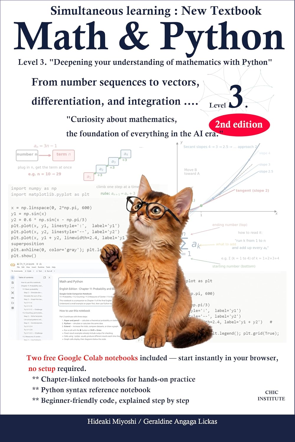 Math & Python - Level 3 (Math & Python Textbook Book 4) (English Edition)