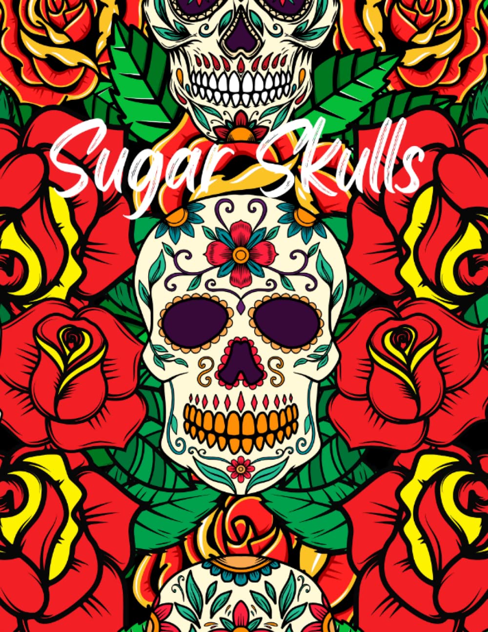 ler totalmente Sugar Skulls: Coloring Book