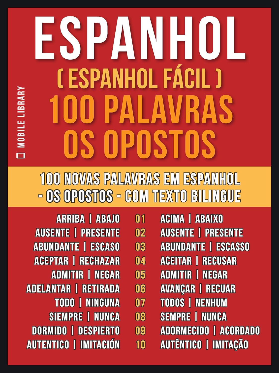 Espanhol ( Espanhol Fácil ) 100 Palavras - os Opostos: Aprenda 100 novas palavras em Espanhol - os Opostos - com Texto Bilingue (Foreign Language Learning Guides) baixar livro de graça