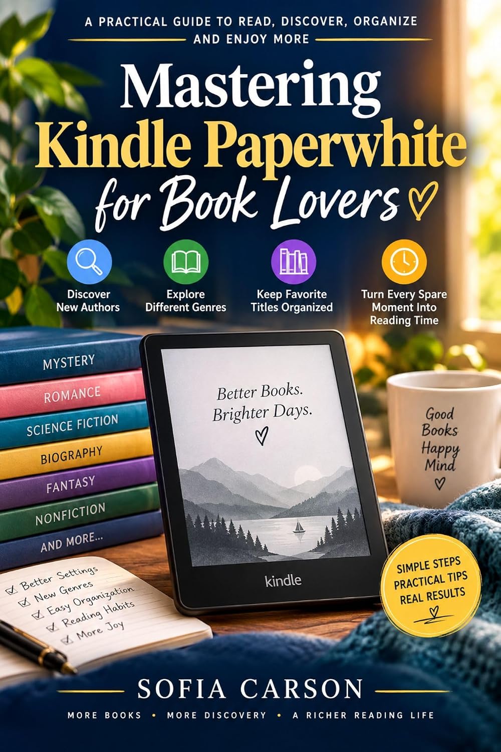 capítulo por capítulo baixar MASTERING KINDLE PAPERWHITE FOR BOOK LOVERS: Discover New Authors, Explore Different Genres, Keep Favorite Titles Organized, and Turn Every Spare Moment... Mastery Series 2) (English Edition)