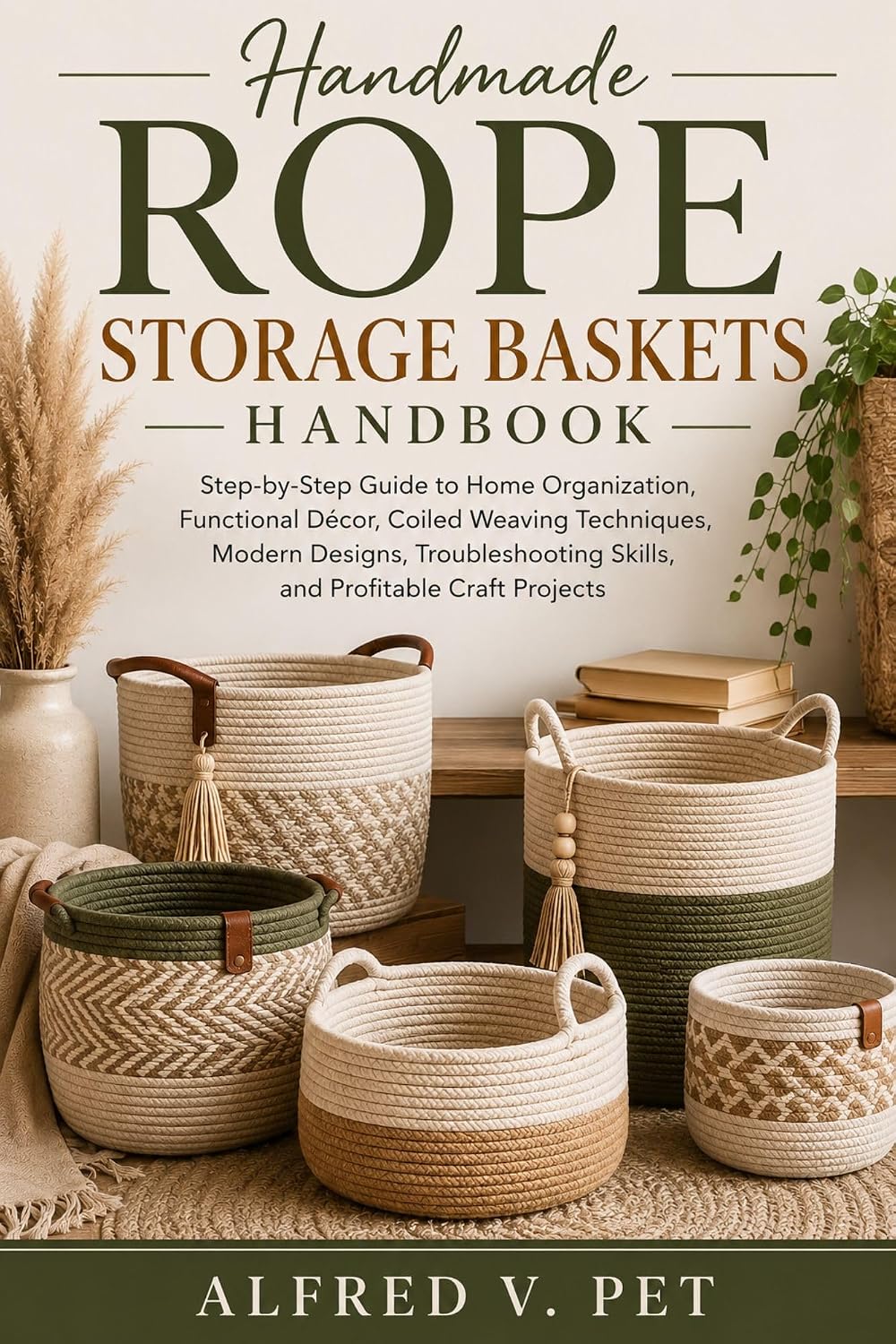 HANDMADE ROPE STORAGE BASKETS: Step-by-Step Guide to Home Organization, Functional Décor, Coiled Weaving Techniques, Modern Designs, Troubleshooting Skills,... Profitable Craft Projects (English Edition) baixar livro de graça