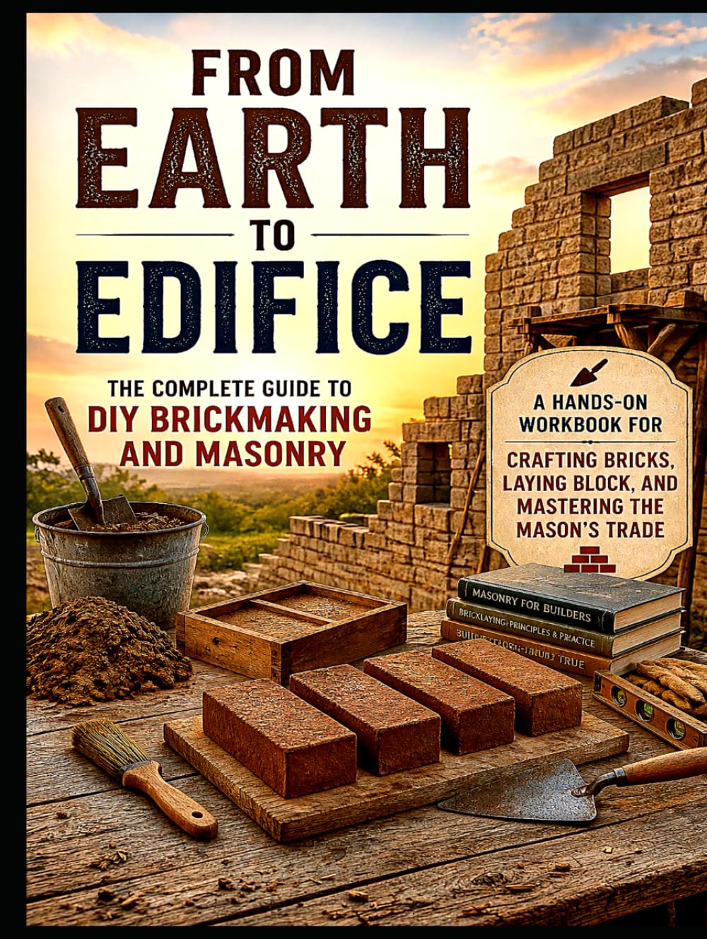 From Earth to Edifice: The Complete Guide to DIY Brickmaking and Masonry: Dig it. Mold it. Fire it. Stack it. Build something that outlives you. (THE... Global Sovereign University · Tradification) baixar livro de graça