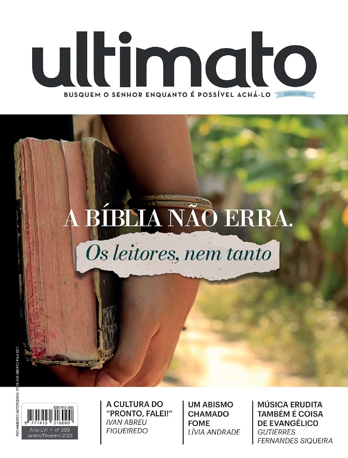 Revista Ultimato 399: A Bíblia não erra. Os leitores, nem tanto baixar livro de graça