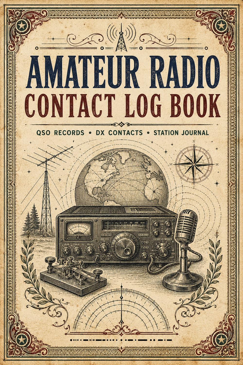 Amateur Radio Contact Log Book: Station Record Journal for Tracking Communications, Call Signs, Bands, Operating Modes, Signal Quality and Personal Notes baixar livro de graça