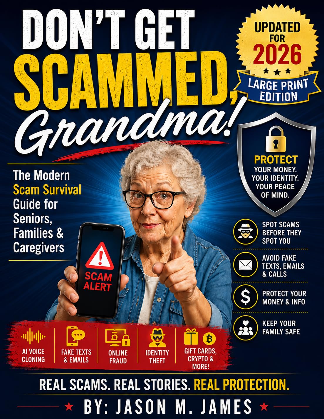 ler totalmente Don’t Get Scammed, Grandma!: The Modern Scam Survival Guide for Seniors, Families & Caregivers (English Edition)